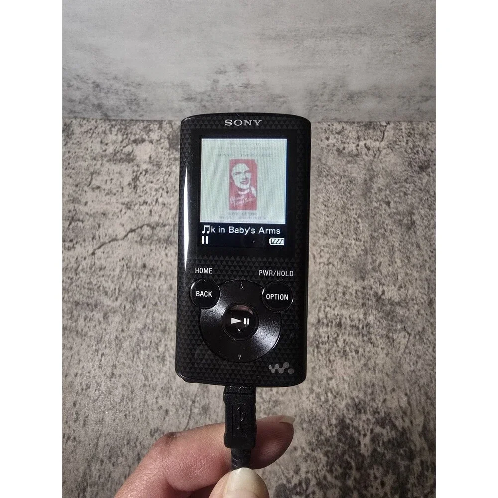 Sony Walkman NWZ-E384 8 GB Black 2.4-inch LCD Handheld MP3 Digital Media Player